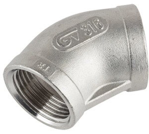 Codo 45º H-H Rosca NPT