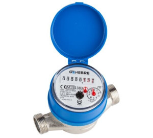 Contador de agua de chorro único (Agua fría)