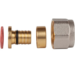 Racor tubo PEX + Multicapa rosca G1/2" BSP
